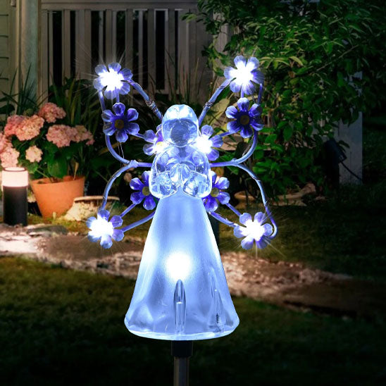 Decoration de jardin ange magique