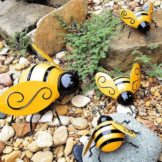 decoration de jardin bourdons marche