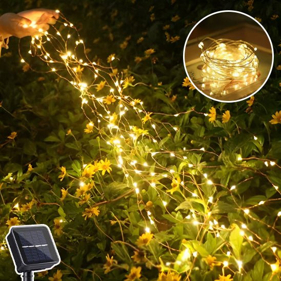 Guirlande lumineuse solaire - Festif Éclats - Jardin Frais