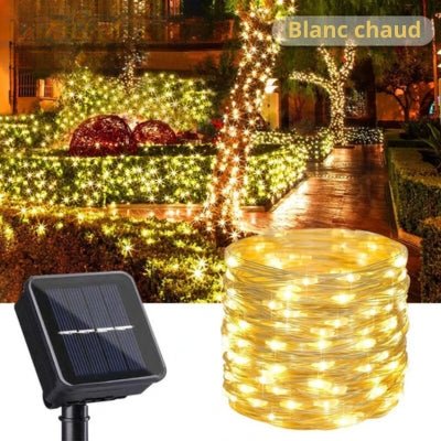 Guirlande lumineuse solaire - Festif Éclats - Jardin Frais