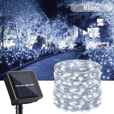 Guirlande lumineuse solaire - Festif Éclats - Jardin Frais