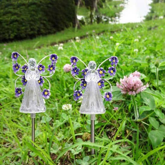 Decoration de jardin ange gazon