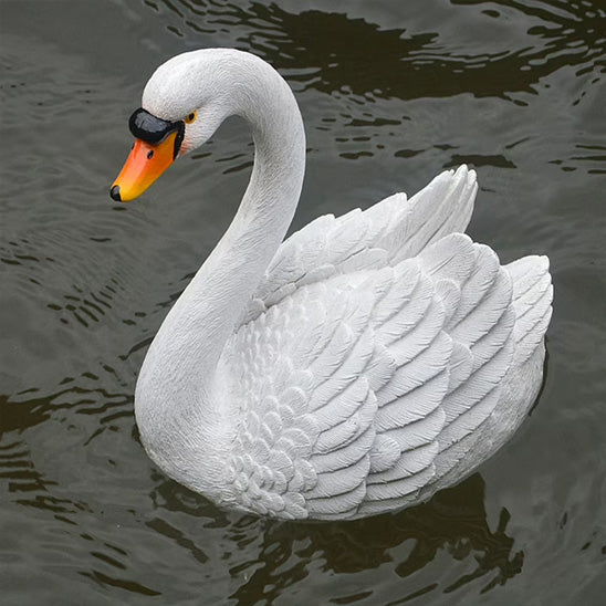 decoration jardin cygne un