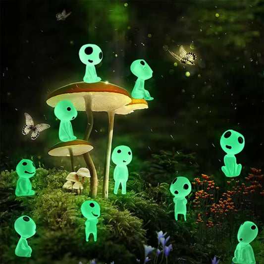 decoration jardin miniature vert