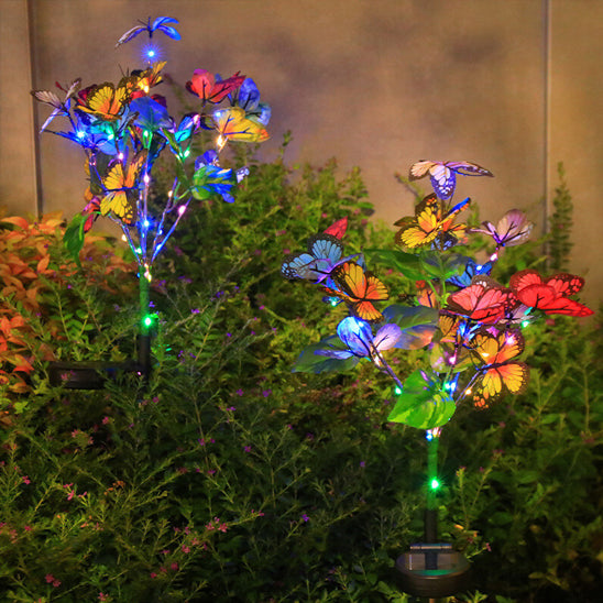 decoration jardin papillion buisson