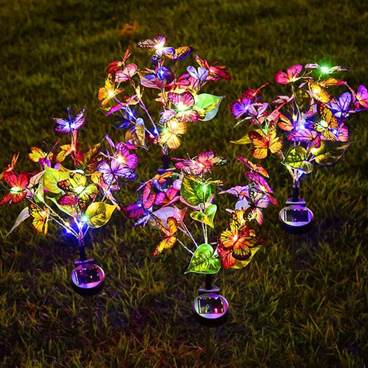 decoration jardin papillion quatre