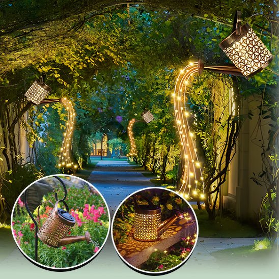 Guirlande Lumineuse Solaire - Arrosoir - Jardin Frais