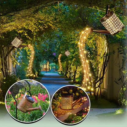 Guirlande Lumineuse Solaire - Arrosoir - Jardin Frais