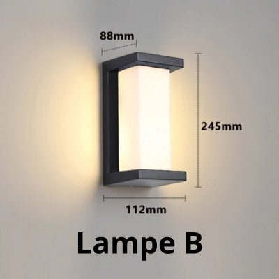 Lampe Extérieure à Détection de Mouvement - Jardin Frais