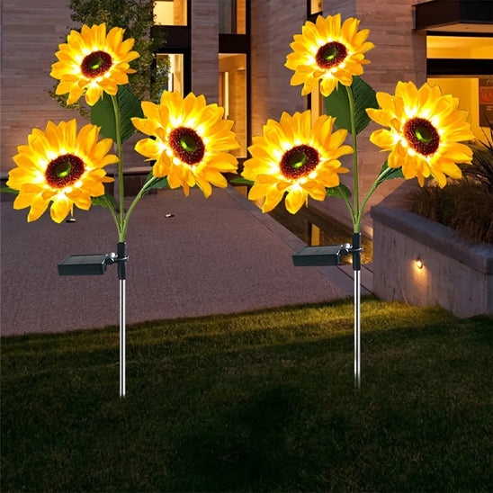 lampe solaire de jardin maison