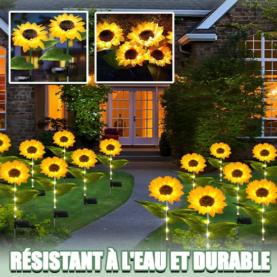 Lampe Solaire de Jardin - Tournesol - Jardin Frais