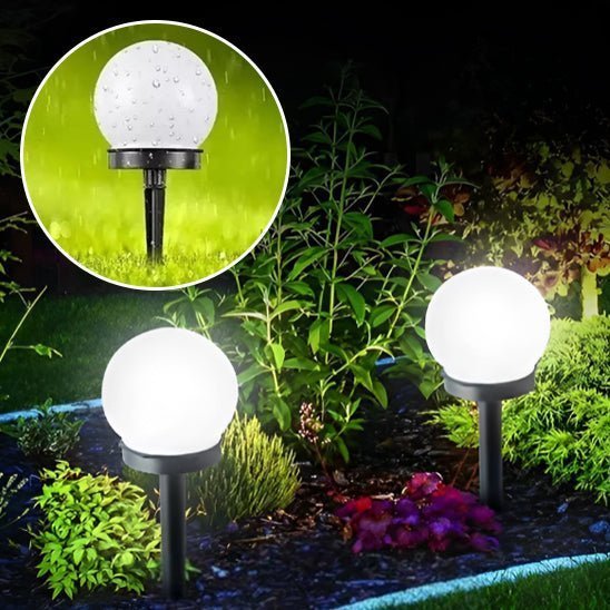 Lampes de Jardin Solaire - Lampe en Boule - Jardin Frais