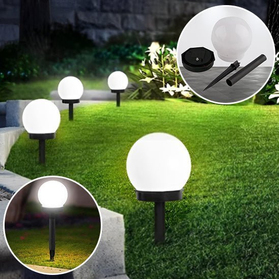 Lampes de Jardin Solaire - Lampe en Boule - Jardin Frais