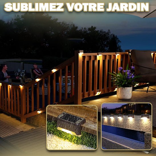 Lampes Jardins Solaires pour Marches - Jardin Frais