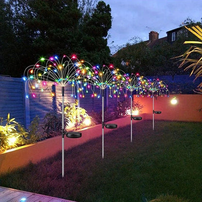 Lampes Solaires pour le Jardin - Feu d'artifice - Jardin Frais