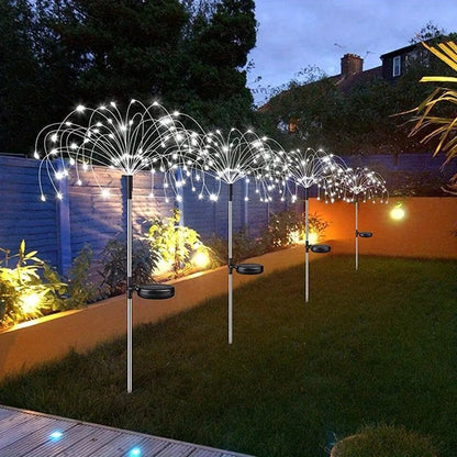Lampes Solaires pour le Jardin - Feu d'artifice - Jardin Frais