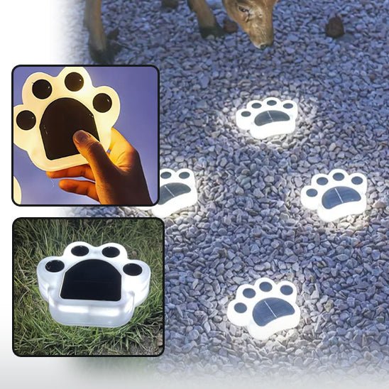 Lampes Solaires pour le Jardin - Patte de Chien - Jardin Frais