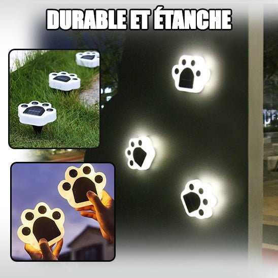 Lampes Solaires pour le Jardin - Patte de Chien - Jardin Frais