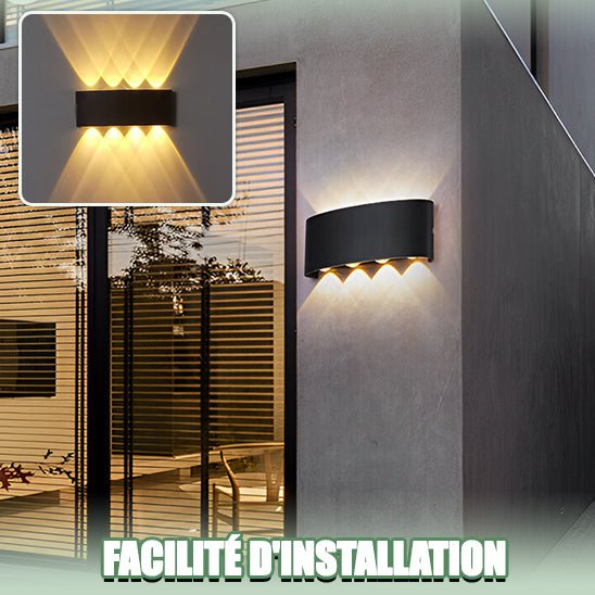 Luminaire Extérieur Façade - Éclat de Jardin - Jardin Frais