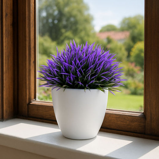 plante artificielle interieur mauve