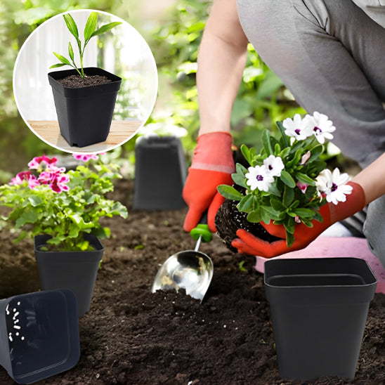 Pot de Fleur pour Intérieur et Extérieur - Pots Carrés