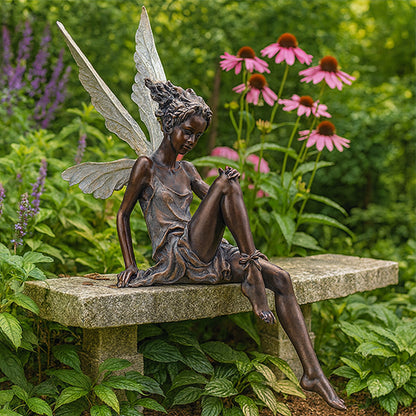 sculpture jardin fee nature
