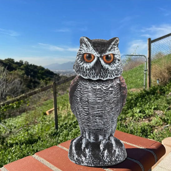 sculpture jardin hibou sculpture